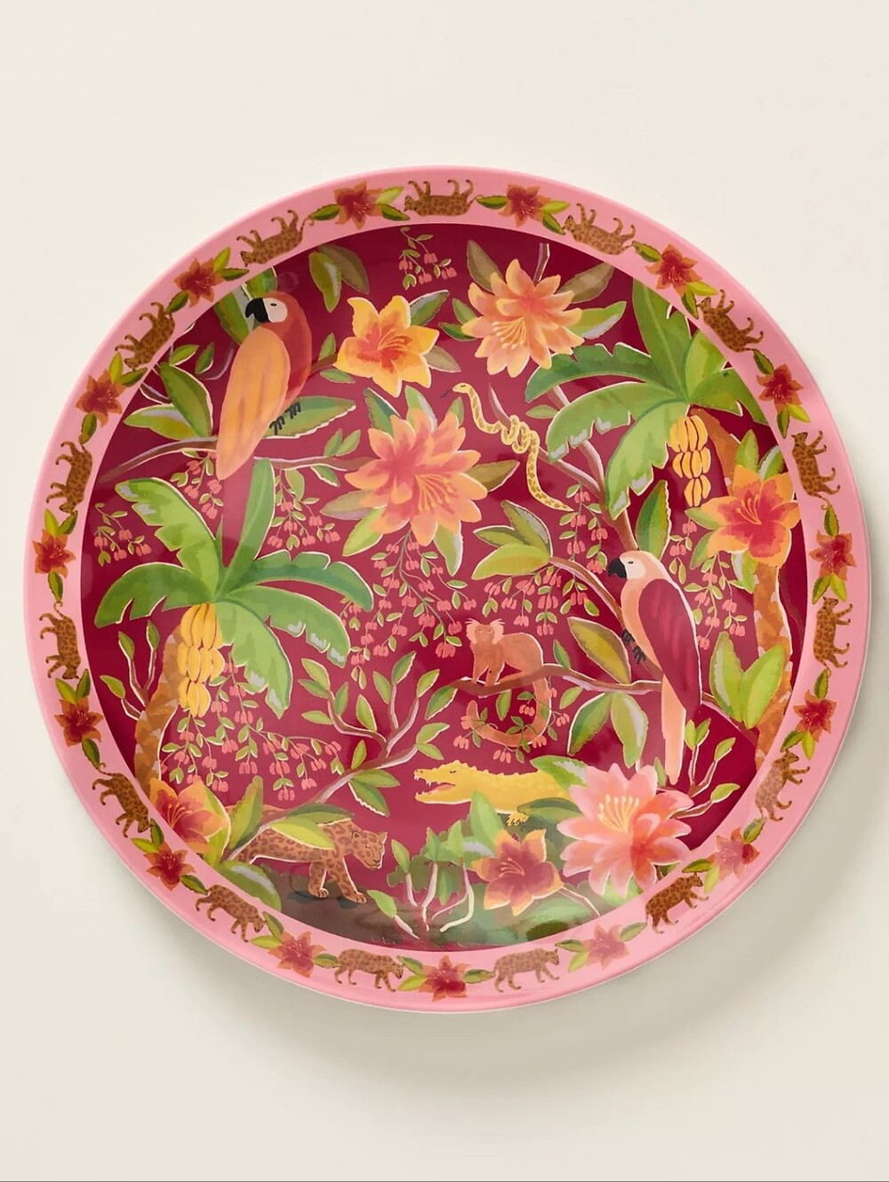Anthropologie x Farm Rio Melamine Dinner Plates, Set of 2